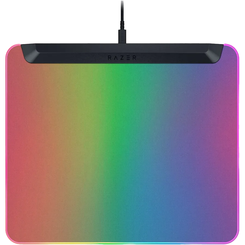 Razer Firefly V2 Pro, Fully Illuminated RGB Gaming Mouse Mat, Edge-to-Edge Backlit Design, 15-Zone Chroma Lighting, Integrated U