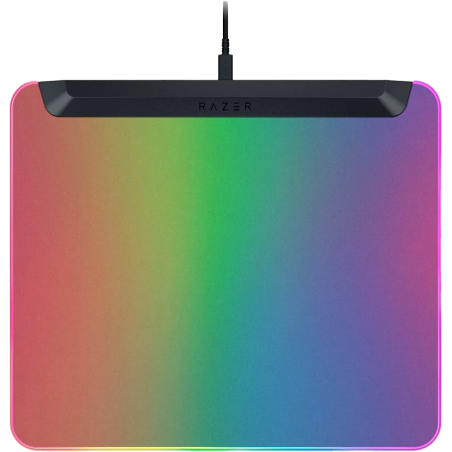 Razer Firefly V2 Pro, Fully Illuminated RGB Gaming Mouse Mat, Edge-to-Edge Backlit Design, 15-Zone Chroma Lighting, Integrated U