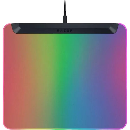 Razer Firefly V2 Pro, Fully Illuminated RGB Gaming Mouse Mat, Edge-to-Edge Backlit Design, 15-Zone Chroma Lighting, Integrated U