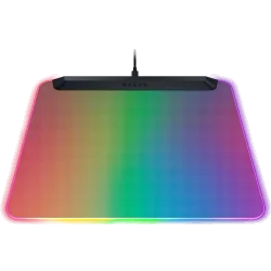 Razer Firefly V2 Pro, Fully Illuminated RGB Gaming Mouse Mat, Edge-to-Edge Backlit Design, 15-Zone Chroma Lighting, Integrated U