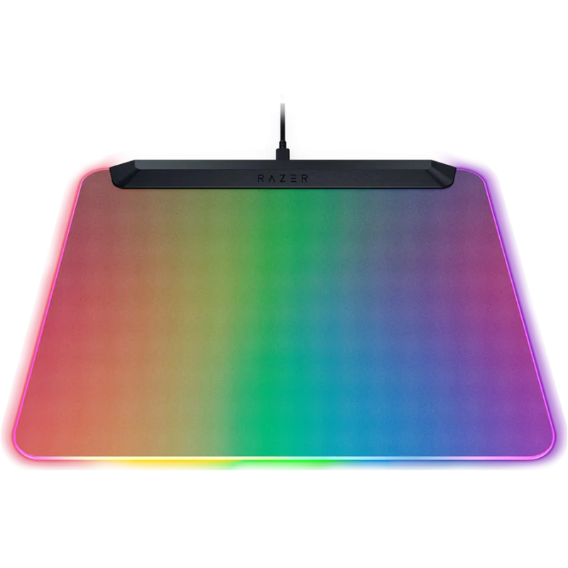 Razer Firefly V2 Pro, Fully Illuminated RGB Gaming Mouse Mat, Edge-to-Edge Backlit Design, 15-Zone Chroma Lighting, Integrated U