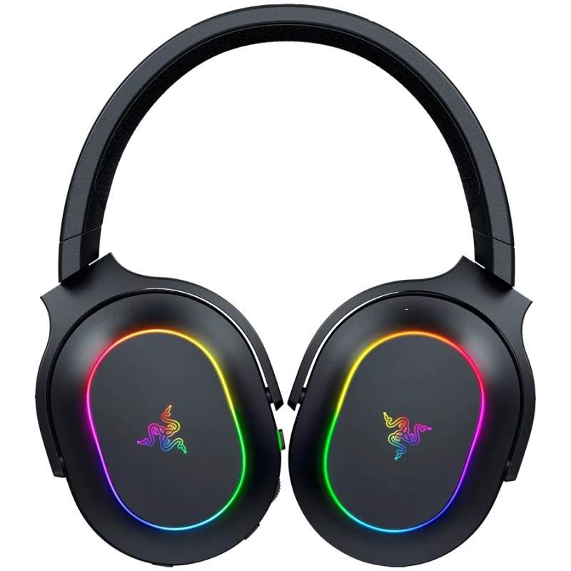 Razer Barracuda X Chroma, Gaming Headset, Black, Oval Ear Cushions, 2.4 GHz Wireless / Bluetooth, Breathable Fabric with Memory 