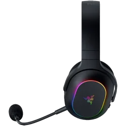 Razer Barracuda X Chroma, Gaming Headset, Black, Oval Ear Cushions, 2.4 GHz Wireless / Bluetooth, Breathable Fabric with Memory 
