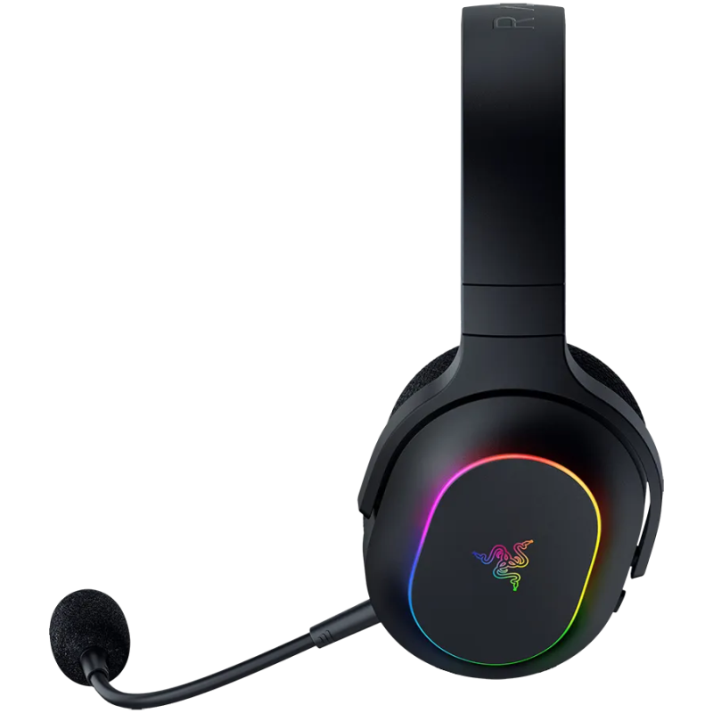 Razer Barracuda X Chroma, Gaming Headset, Black, Oval Ear Cushions, 2.4 GHz Wireless / Bluetooth, Breathable Fabric with Memory 
