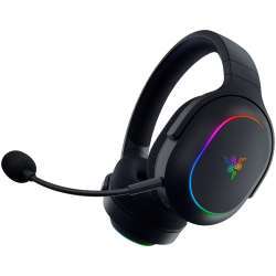 Razer Barracuda X Chroma, Gaming Headset, Black, Oval Ear Cushions, 2.4 GHz Wireless / Bluetooth, Breathable Fabric with Memory 