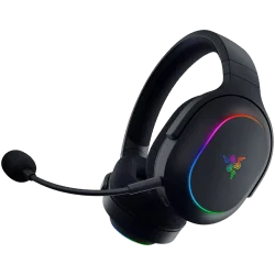 Razer Barracuda X Chroma, Gaming Headset, Black, Oval Ear Cushions, 2.4 GHz Wireless / Bluetooth, Breathable Fabric with Memory 