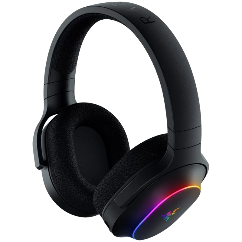 Razer Barracuda X Chroma, Gaming Headset, Black, Oval Ear Cushions, 2.4 GHz Wireless / Bluetooth, Breathable Fabric with Memory 