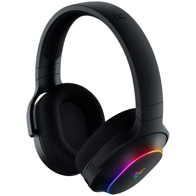 Razer Barracuda X Chroma, Gaming Headset, Black, Oval Ear Cushions, 2.4 GHz Wireless / Bluetooth, Breathable Fabric with Memory 