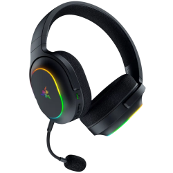 Razer Barracuda X Chroma, Gaming Headset, Black, Oval Ear Cushions, 2.4 GHz Wireless / Bluetooth, Breathable Fabric with Memory 