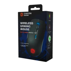 CANYON Gaming Mouse CUTLASS max DPI 2400 RGB Wireless Black - 6