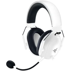 BlackShark V2 Pro (2023) - White, Wireless Gaming Headset, Razer TriForce Titanium Driver 50 mm, Oval Ear Cushions, Detachable S