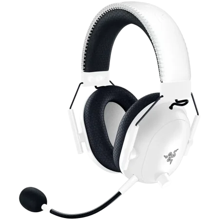 BlackShark V2 Pro (2023) - White, Wireless Gaming Headset, Razer TriForce Titanium Driver 50 mm, Oval Ear Cushions, Detachable S
