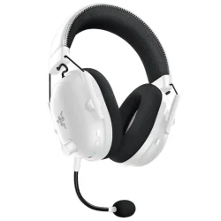 BlackShark V2 Pro (2023) - White, Wireless Gaming Headset, Razer TriForce Titanium Driver 50 mm, Oval Ear Cushions, Detachable S