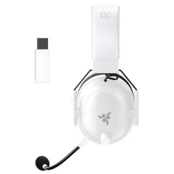 BlackShark V2 Pro (2023) - White, Wireless Gaming Headset, Razer TriForce Titanium Driver 50 mm, Oval Ear Cushions, Detachable S