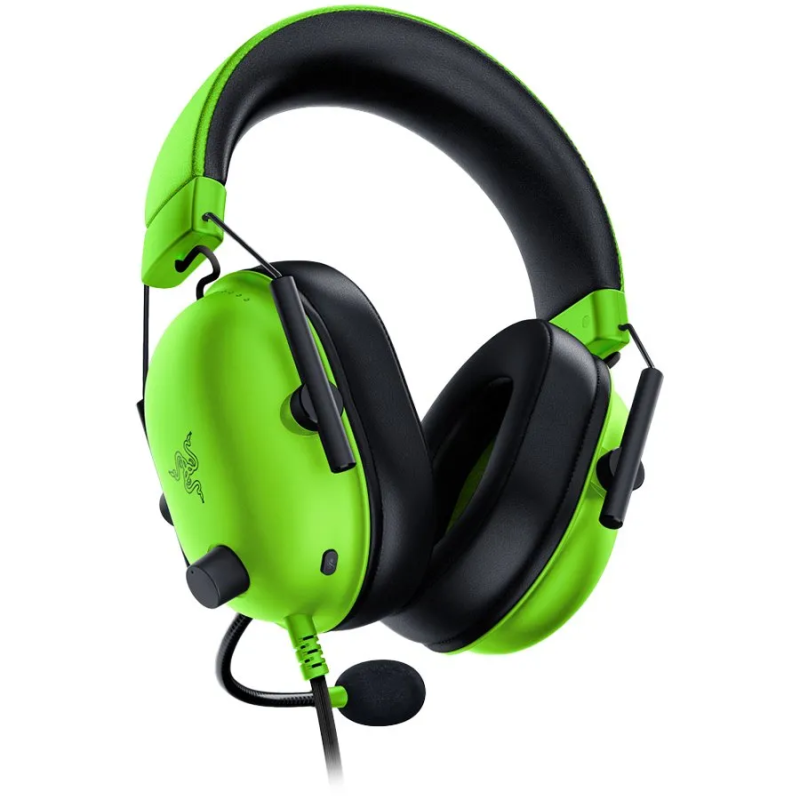 Razer BlackShark V2 X - Green, 12 Hz – 28 KHz Frequency Response, 32 Ω (1 kHz) Impedance, Razer TriForce Driver, Breathable memo